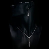 Silver Plated  Crystal Set