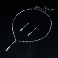 Silver Plated  Crystal Set