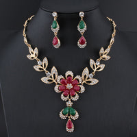 Camelia Flower Jewelry Set