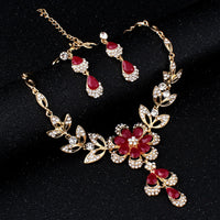 Camelia Flower Jewelry Set
