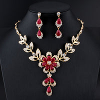Camelia Flower Jewelry Set