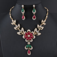 Camelia Flower Jewelry Set