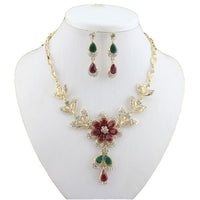 Camelia Flower Jewelry Set