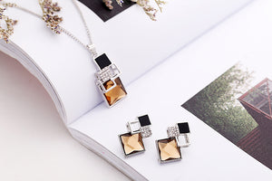 Square Geometry Jewelry Sets