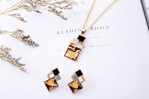 Square Geometry Jewelry Sets