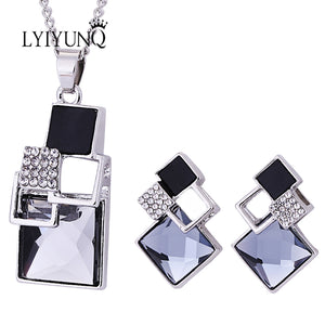 Square Geometry Jewelry Sets