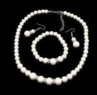Imitation Pearl Wedding Set