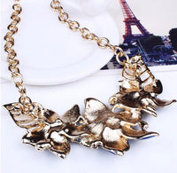 Enamel Floral Jewelry Set