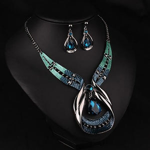 Bib Gem Jewelry Set