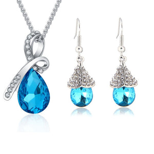 Water Drop Jewelry Set