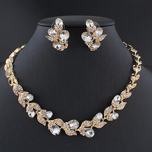 Dazzling Floral Jewelry Set