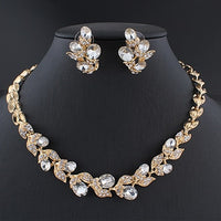 Dazzling Floral Jewelry Set