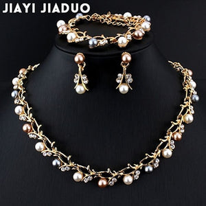 Chavvi Crystal Wedding Jewelry Set