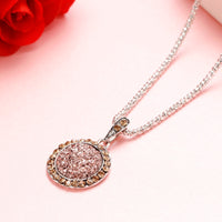 Round  Gem Jewelry Set