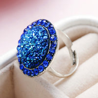 Round  Gem Jewelry Set