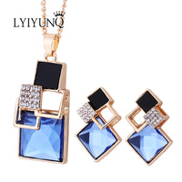 Square Geometry Jewelry Sets