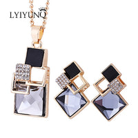Square Geometry Jewelry Sets