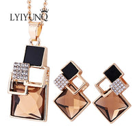 Square Geometry Jewelry Sets